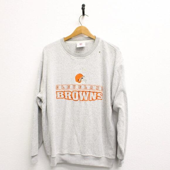 Vintage Cleveland Browns Football Sweatshirt Large - Picture 1 of 6